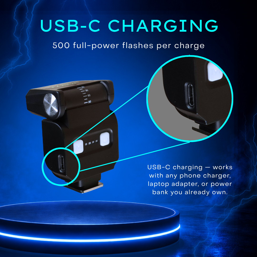 GS LitBox Pocket Flash 2-in-1 Camera Flash & Video Light for DSLR Mirrorless Cameras