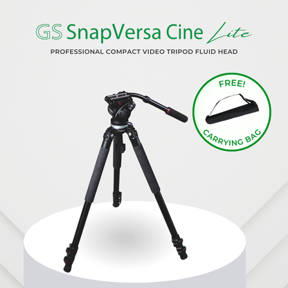 GS SnapVersa Cine Lite Professional Compact Video Tripod Fluid Head