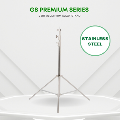 GS 288T PREMIUM SERIES STAND 2.8M ALUMINIUM ALLOY STAND FOR PHOTOGRAPHY VIDEOGRAPHY