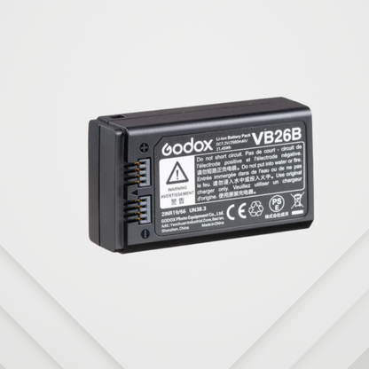 GODOX VB26B 7.2V 3000mAh Rechargeable Lithium-ion Li-ion Battery Pack V1-C V1-N V1-S V1-F V1-O V1-P V850III V860III-C V860III-N V860III-S V860III-F V860III-O On Camera Flash Speedlight
