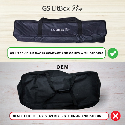 GS LitBox Plus Continous Lighting Softbox Light LED Adjustable Color Wireless Remote Octabox