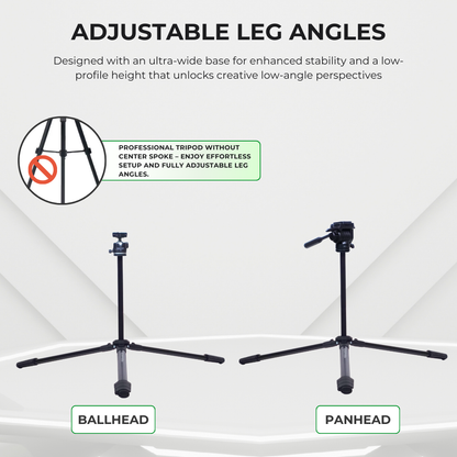 GS SNAPVERSA TRAVELLING TRIPOD FOR SMARTPHONE & CAMERA LIGHTWEIGHT & COMPACT TRIPOD FOR PHOTOGRAPHY VIDEOGRAPHY
