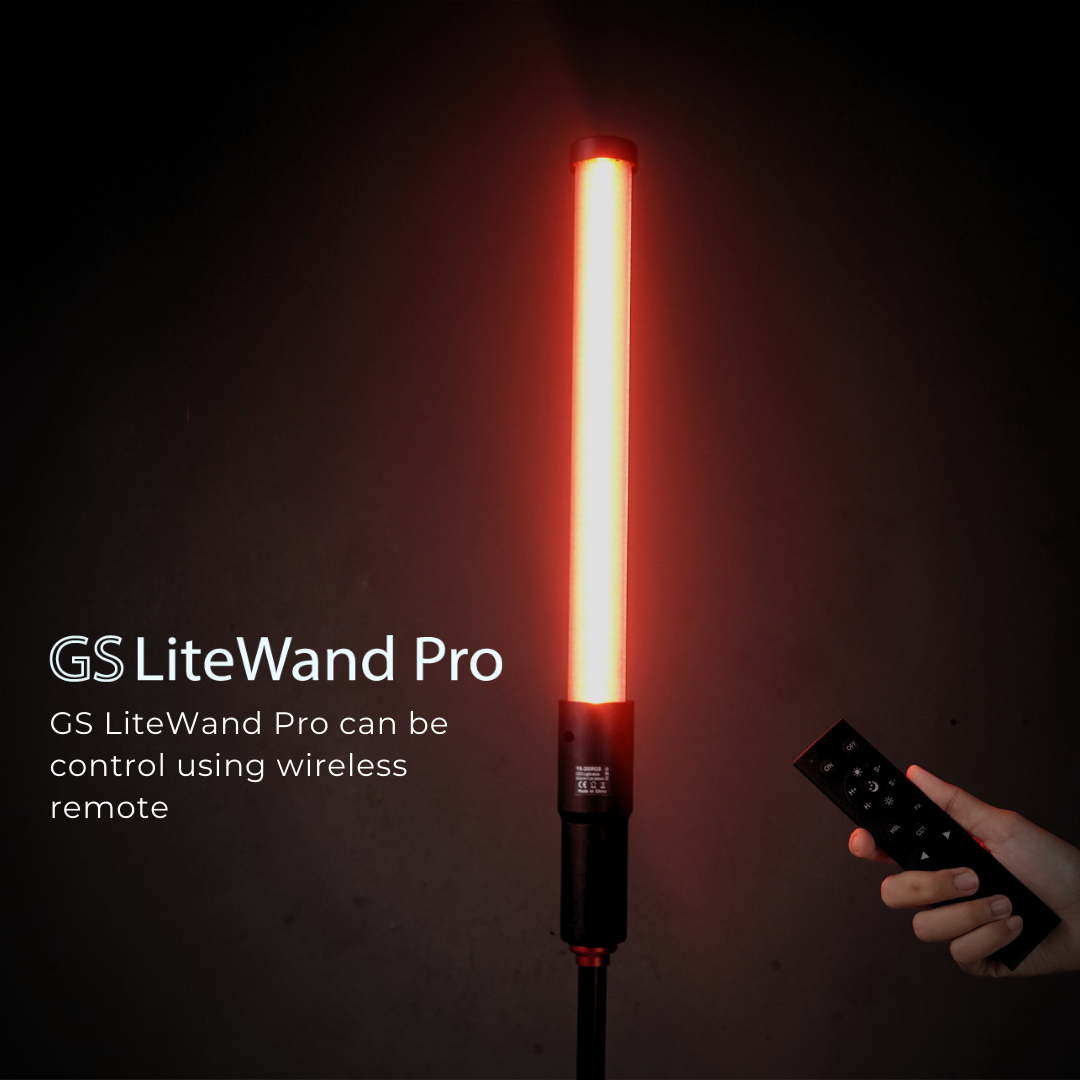 GS LiteWand RGB/LiteWand Pro RGB Tube Light Light Wand Light Stick for Photography Videography