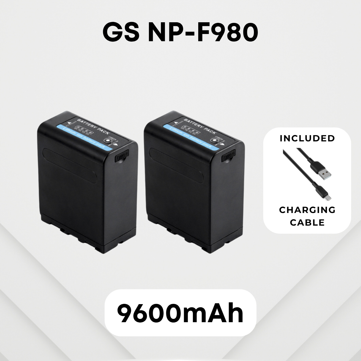 GS LitBox Go Portable LED COB Video Light Battery & AC Powered 80W