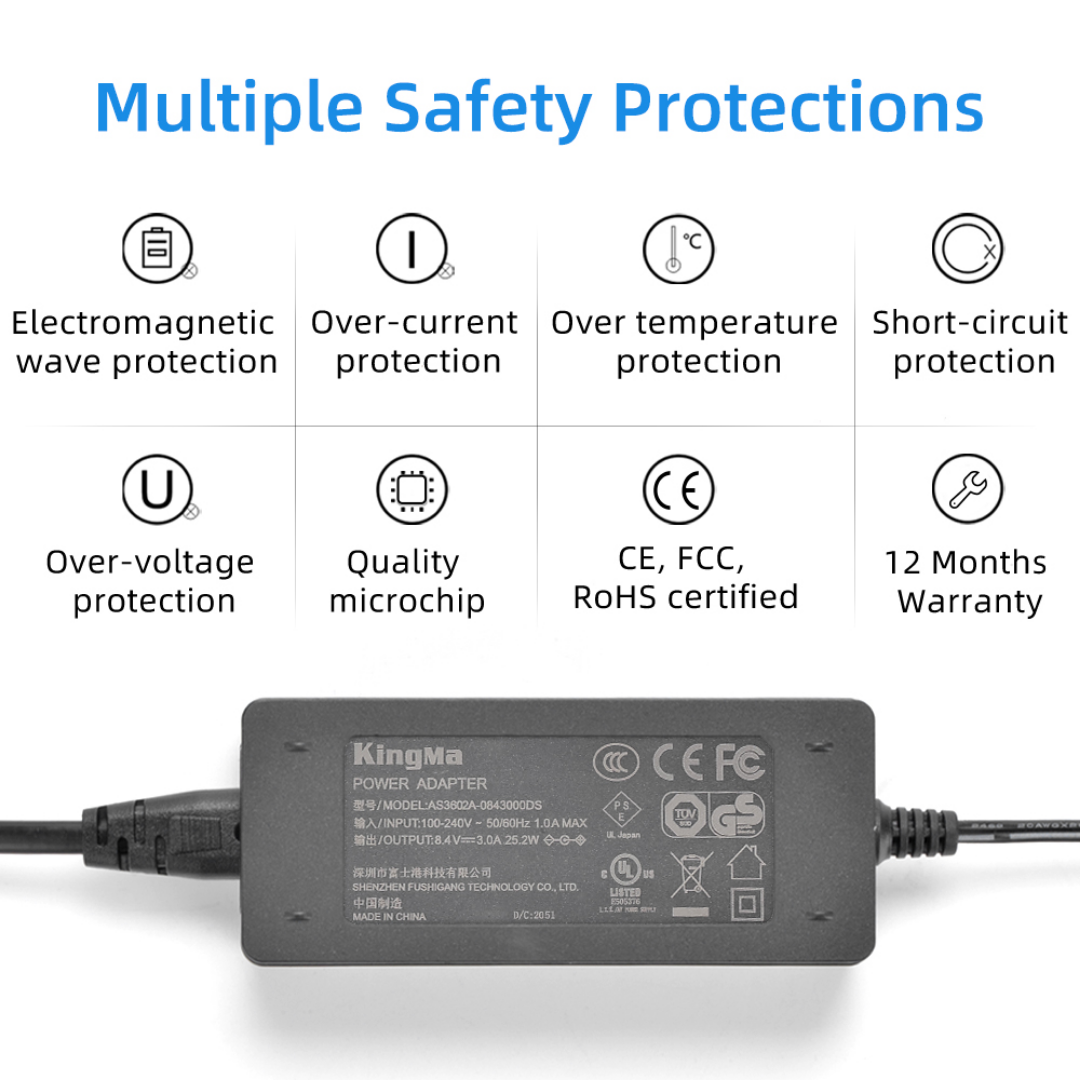 KingMa DR-FZ100 Dummy Battery with AC Power Supply Adapter For Sony A7M3 A7R3 A9