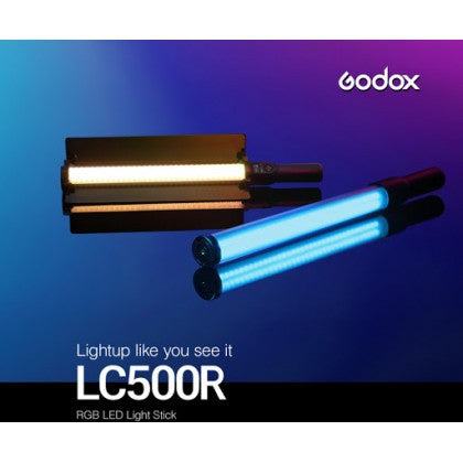 Godox LC500R LC500R Mini 2500K-8500K RGB Full Color LED Portable Fill Light stick with Effects CRI 96 TLCI 98