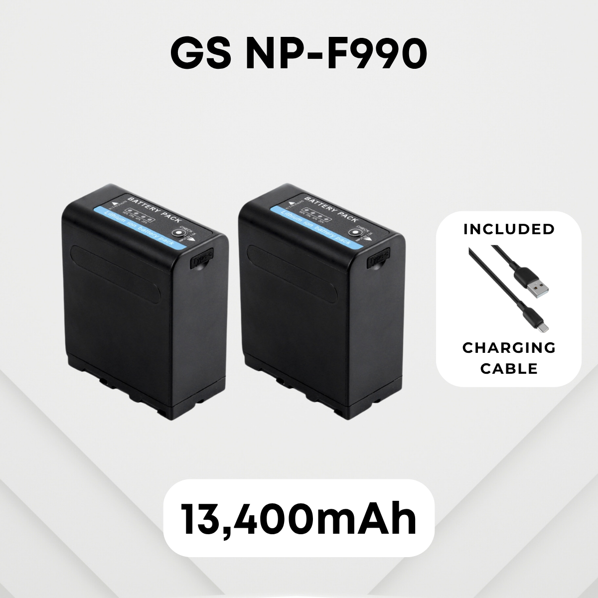 GS LitBox Go Portable LED COB Video Light Battery & AC Powered 80W