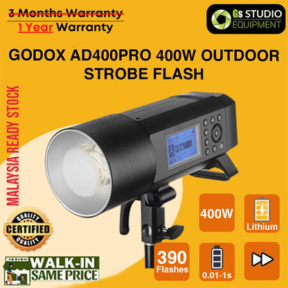 GODOX AD400PRO 400W OUTDOOR STROBE FLASH