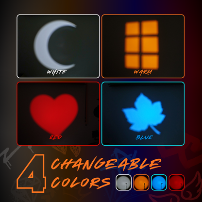 GS Gobo GO Portable Gobo Four Colors Photography Flashlight Set 25W 22 Imaging Films