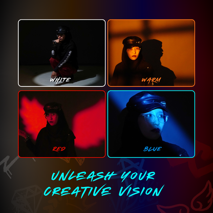 GS Gobo GO Portable Gobo Four Colors Photography Flashlight Set 25W 22 Imaging Films