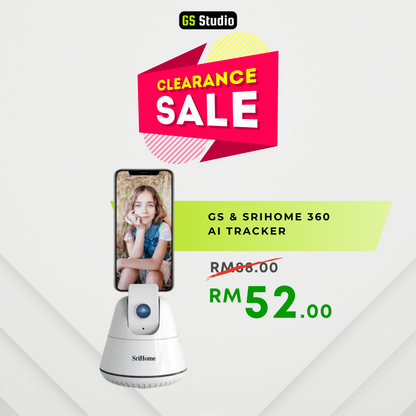 GS & SriHome 360 Object Tracking Personal Robot