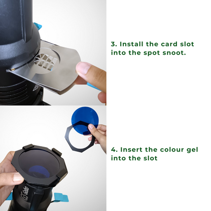 How to insert shape card to your GS Gobo