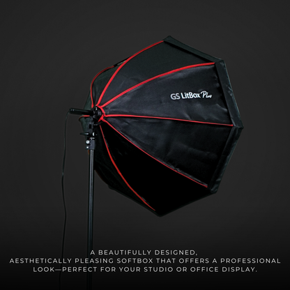 GS LitBox Plus Continous Lighting Softbox Light LED Adjustable Color Wireless Remote Octabox