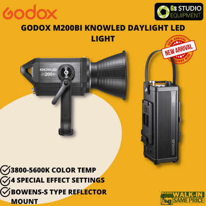 [PRE ORDER] GODOX M200BI KNOWLED BI-COLOR LED LIGHT