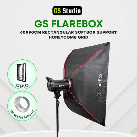 GS FlareBox Rectangular Softbox Support Honeycomb Grid (60 x 90cm)