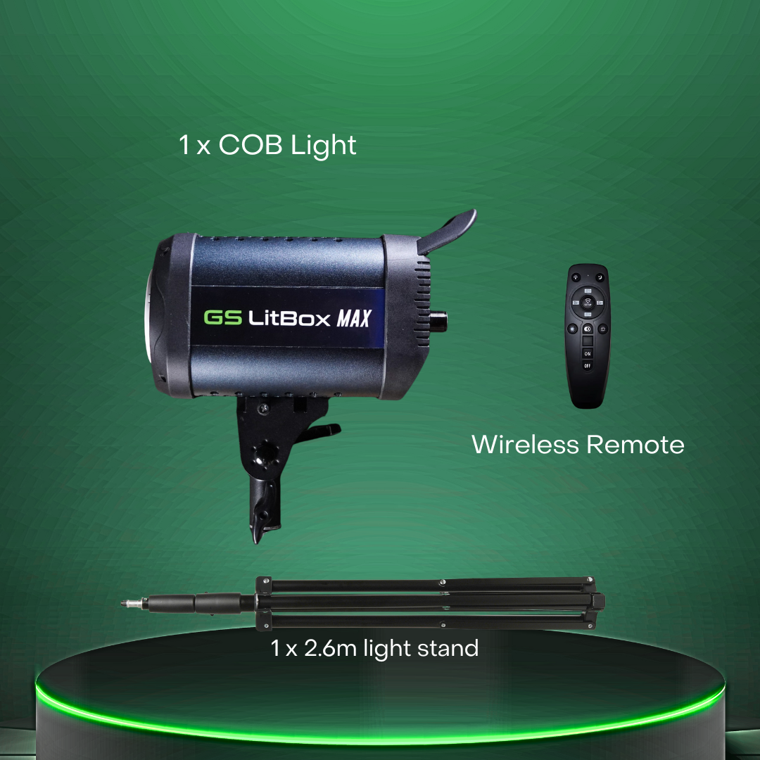 GS LitBox Max COB LED Video Light Adjustable Color Temperature & Brightness