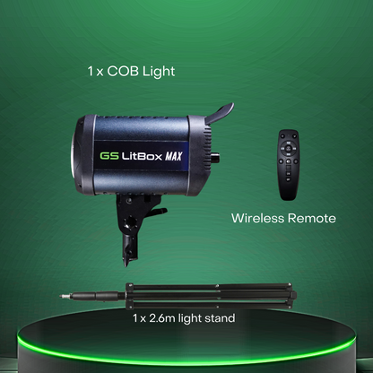 GS LitBox Max COB LED Video Light Adjustable Color Temperature & Brightness