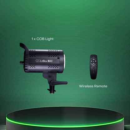 GS LitBox Max COB LED Video Light Adjustable Color Temperature & Brightness