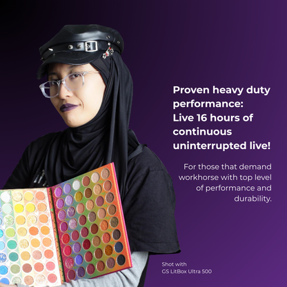 GS LitBox Ultra COB 300 500 LED Video Light 2700-6500K Bi-Color with Wireless Remote APP Control CRI 97+ 200w 300w 500w