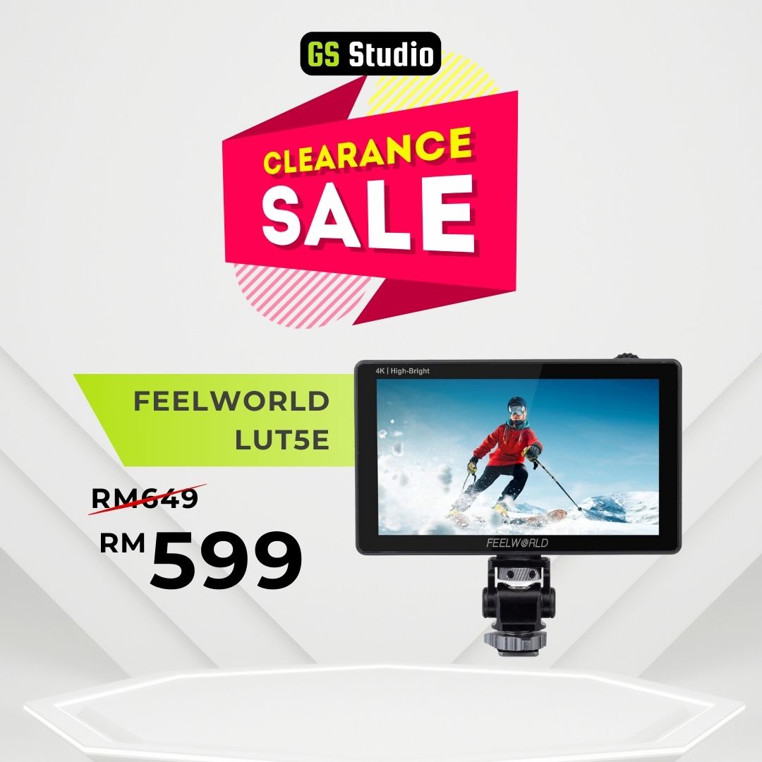 FEELWORLD LUT5E HIGH BRIGHT 1600NIT DSLR CAMERA FIELD MONITOR