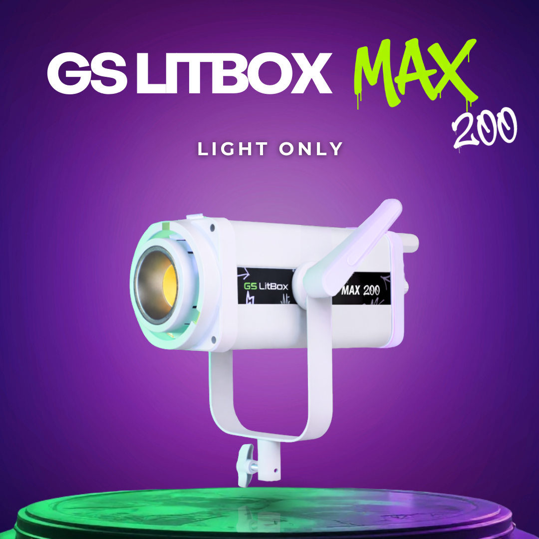 GS LitBox MAX 200 COB LED 230W Light APP Control Adjustable Color Temperature For Live And Content