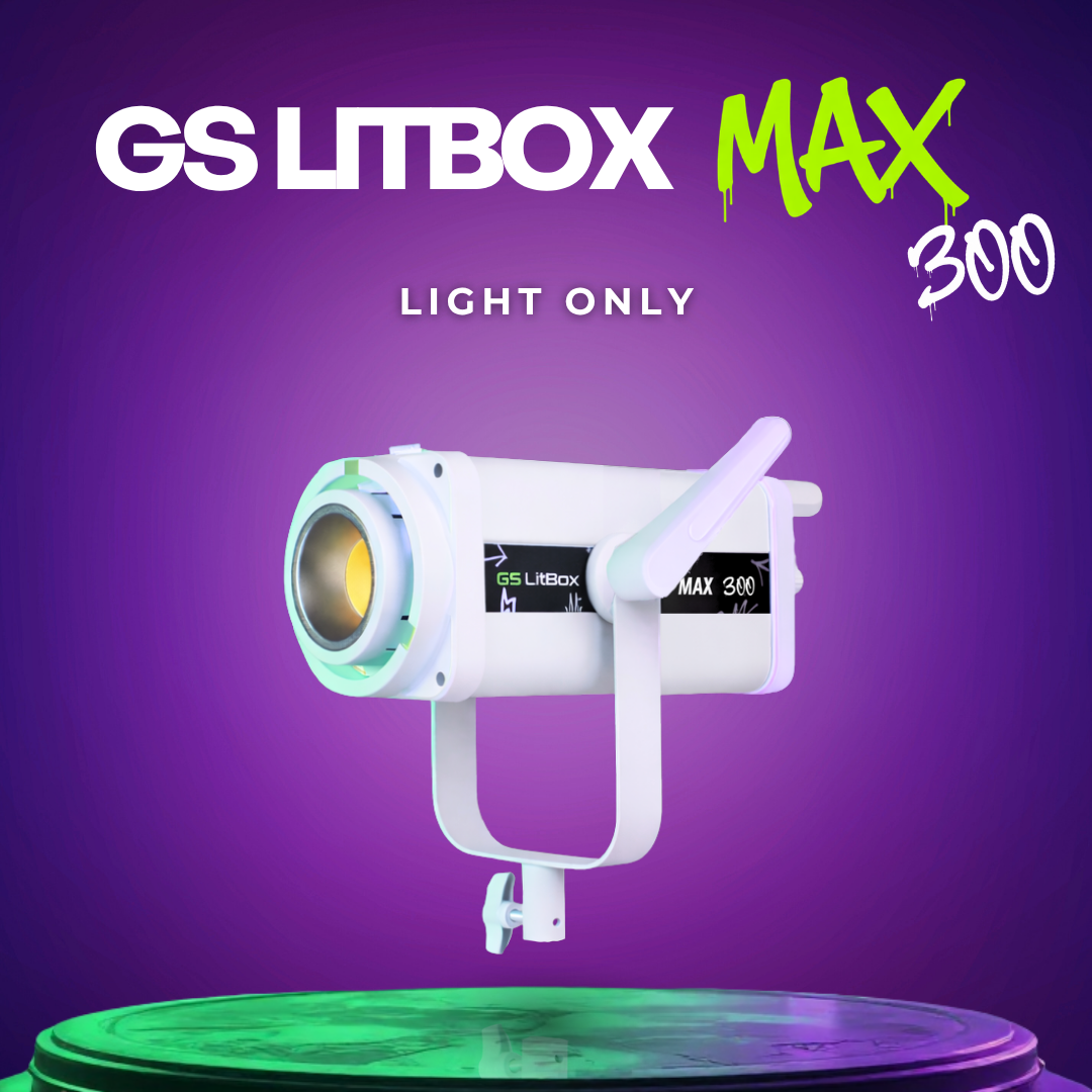 GS LitBox MAX 300 COB LED 320W Light APP Control Adjustable Color Temperature For Live And Content