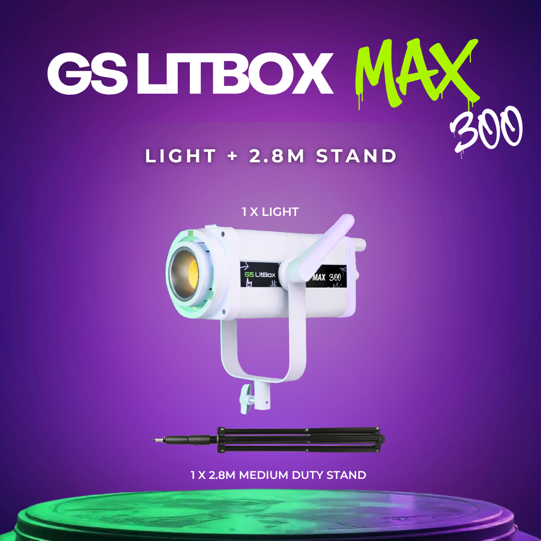 GS LitBox MAX 300 COB LED 320W Light APP Control Adjustable Color Temperature For Live And Content