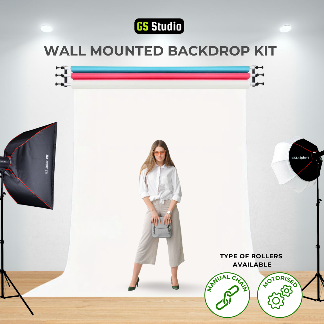 Backdrop Fitting Wall Mounted Backdrop Kit System with Installation and Guide – GS ...