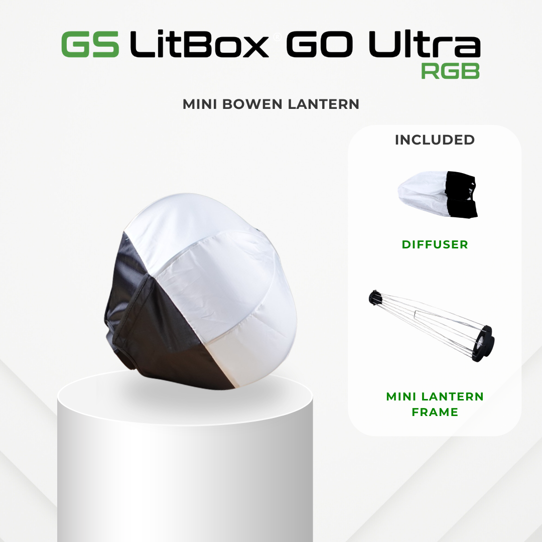GS LitBox GO Ultra 100w Bi-Color & RGB Portable LED Video Light Built-In Battery | Wireless | Photo | Video