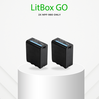 GS LitBox Go Portable LED COB Video Light Battery & AC Powered 80W