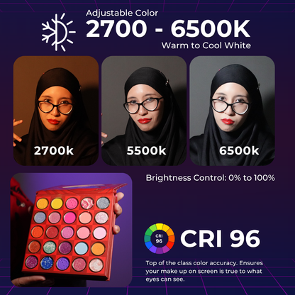 GS LitBox GO Ultra 100w Bi-Color & RGB Portable LED Video Light Built-In Battery | Wireless | Photo | Video