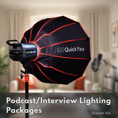 Podcast/Interview Lighting Packages (Starter Kit)