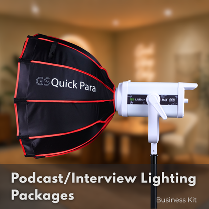 Podcast/Interview Lighting Packages (Business Kit)