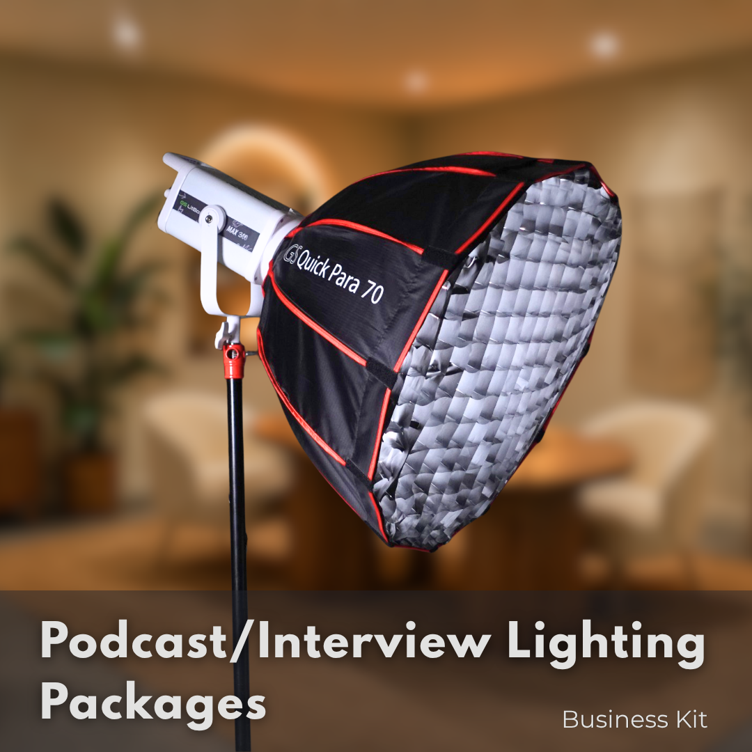 Podcast/Interview Lighting Packages (Business Kit)