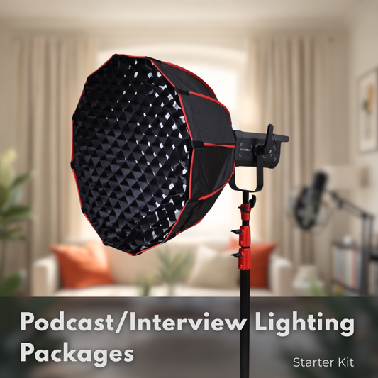 Podcast/Interview Lighting Packages (Starter Kit)