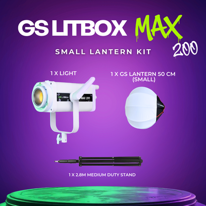 GS LitBox MAX 200 COB LED 230W Light APP Control Adjustable Color Temperature For Live And Content
