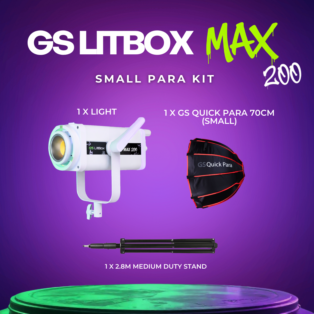 GS LitBox MAX 200 COB LED 230W Light APP Control Adjustable Color Temperature For Live And Content