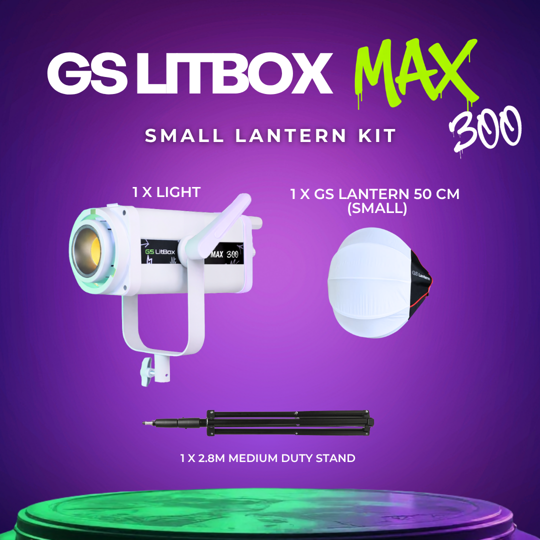 GS LitBox MAX 300 COB LED 320W Light APP Control Adjustable Color Temperature For Live And Content