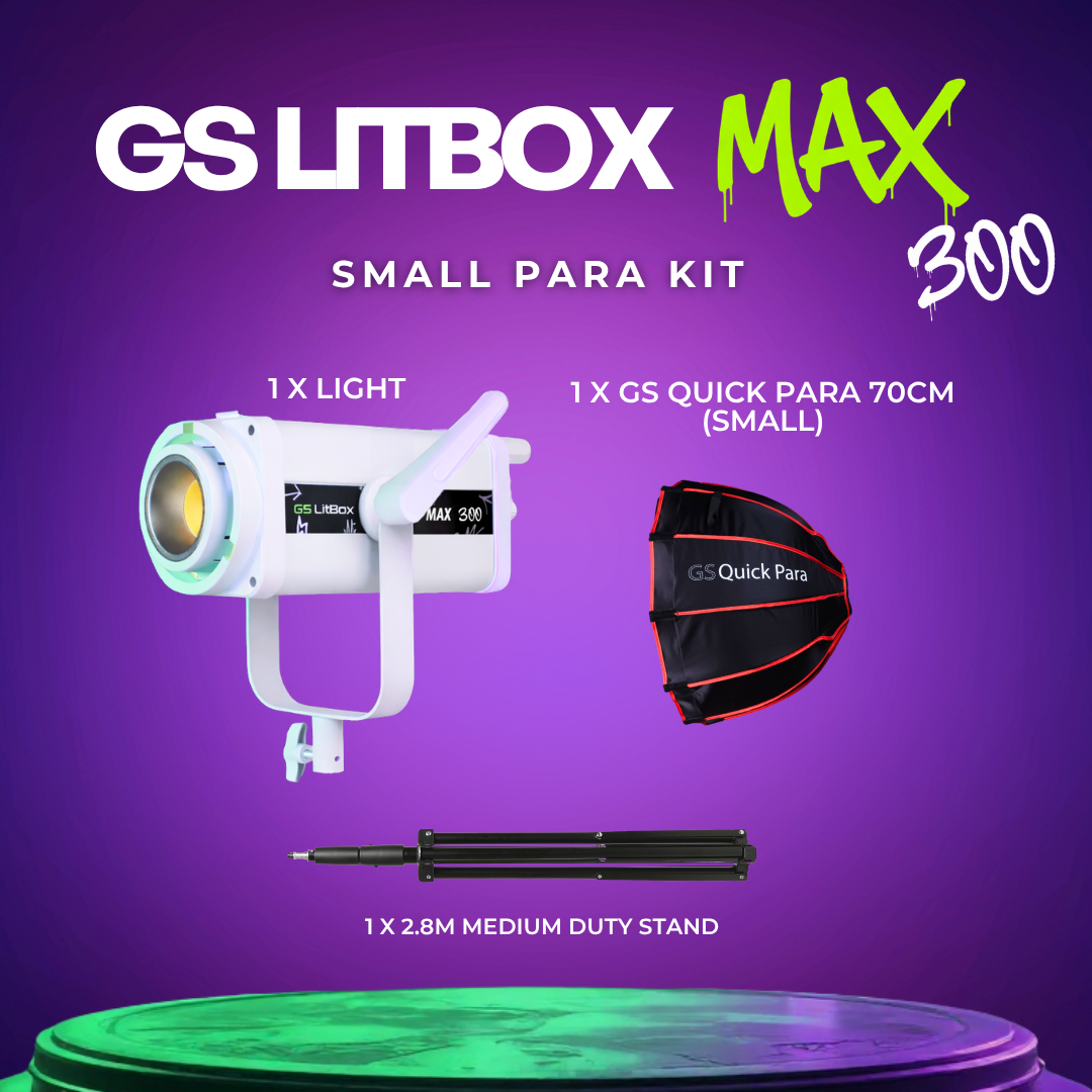 GS LitBox MAX 300 COB LED 320W Light APP Control Adjustable Color Temperature For Live And Content