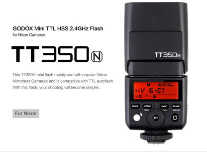 Godox TT350 S/N/C/F Thinklite TTL Flash Professional Speedlite