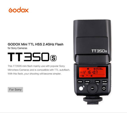 Godox TT350 S/N/C/F Thinklite TTL Flash Professional Speedlite