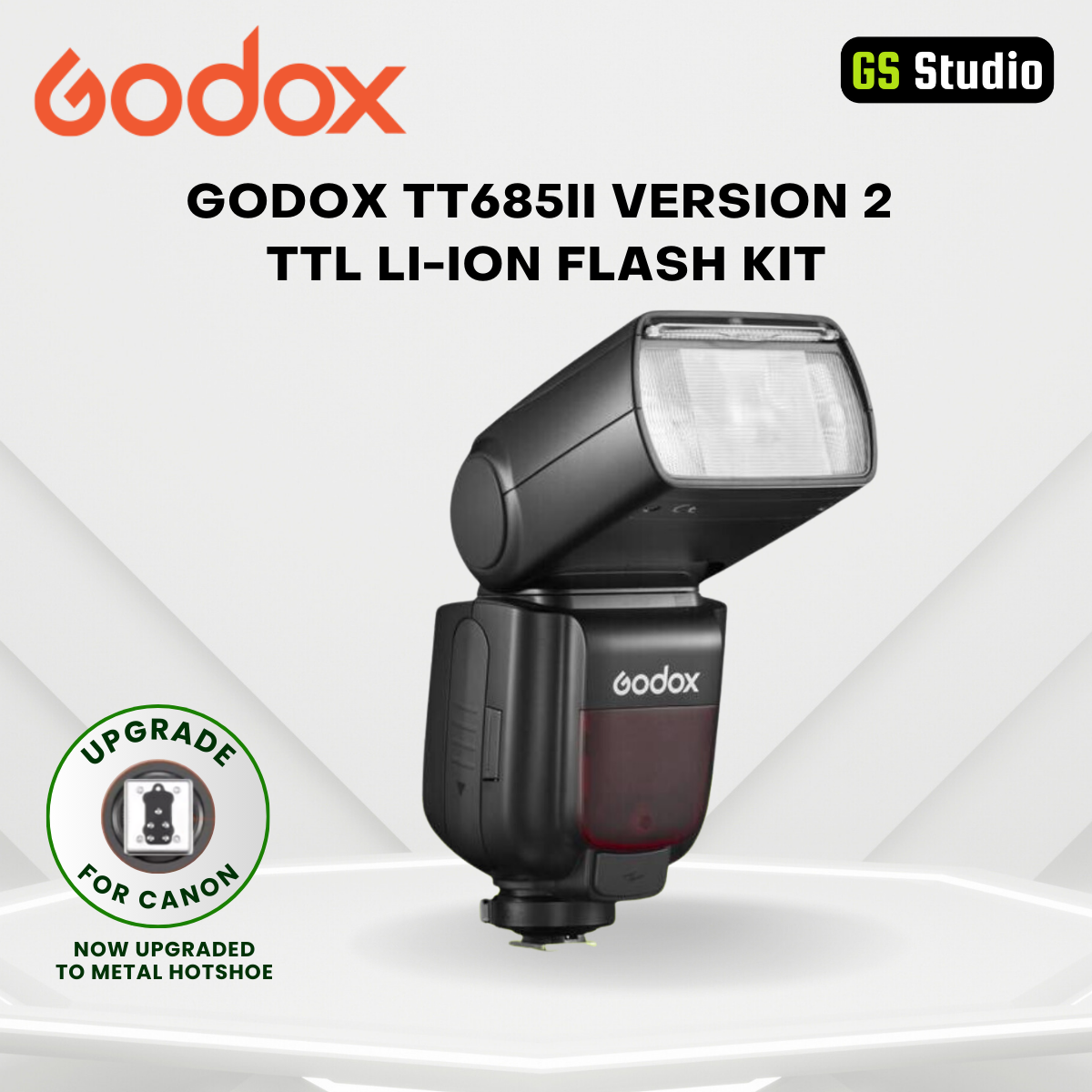 Godox TT685II Version 2 Flash Kit For Canon Nikon Sony Fuji | Professional Flash Kit Photoshoot | Camera Flash