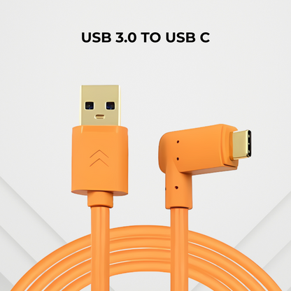 GS Professional USB Tether Cable To Connect Transfer Data To PC And Laptop For Canon/Nikon/Fuji/Sony/Leica (5M)