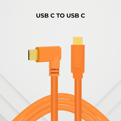 GS Professional USB Tether Cable To Connect Transfer Data To PC And Laptop For Canon/Nikon/Fuji/Sony/Leica (5M)