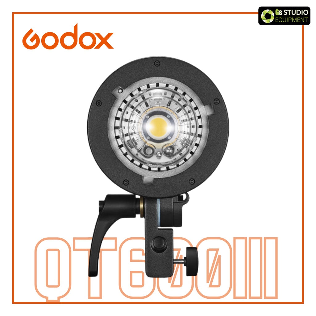 Godox QT600IIIM 2.4G 600W High Speed Sync Studio Flash Strobe Light