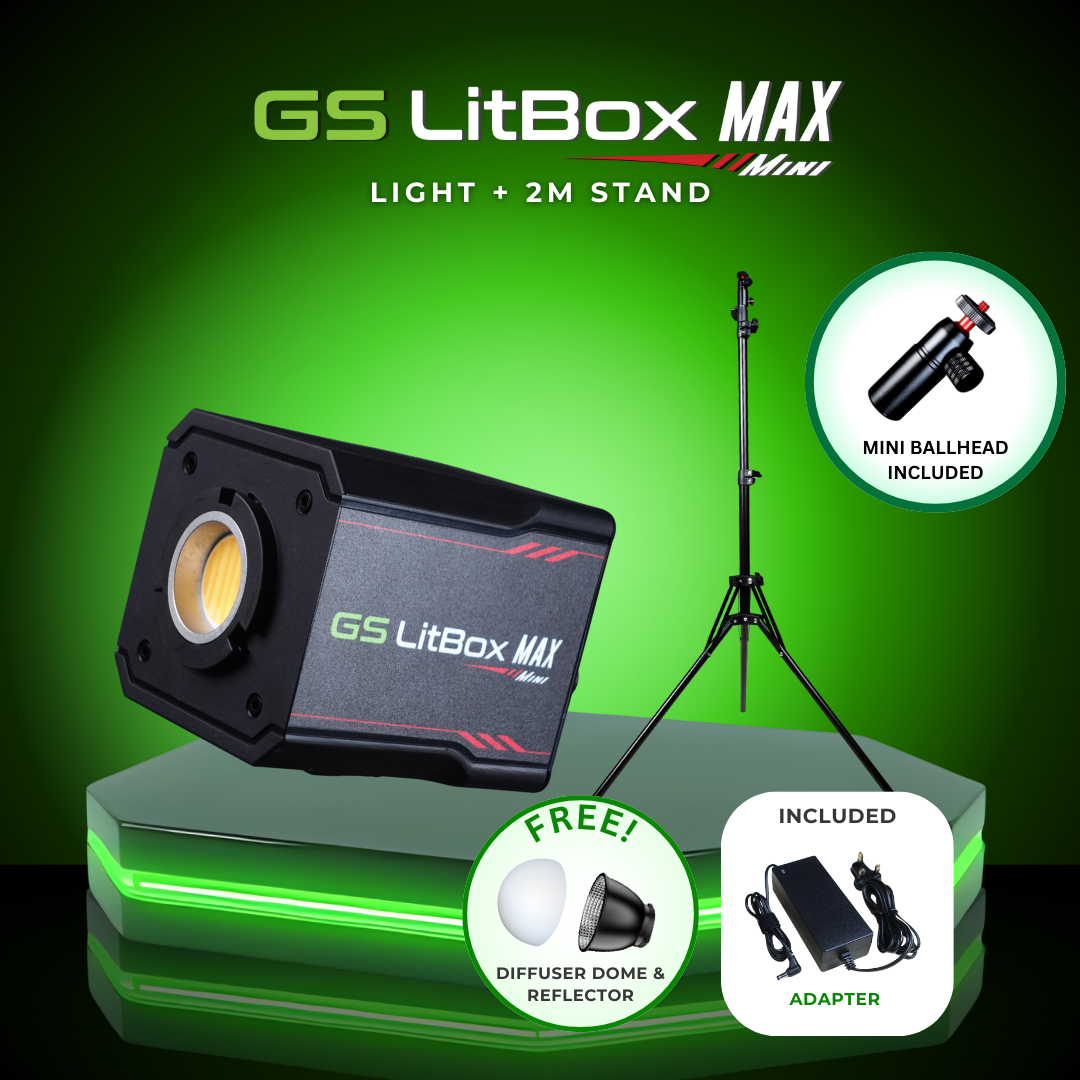 GS LitBox Max Mini 120w Mini COB LED Studio Light for Live Stream and Content Creation