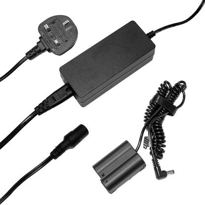 GS AC Power Adapter Kit For Canon/Nikon Camera Adapter Kit With Malaysia Plug DR-LPE8 / DR-ENEL15