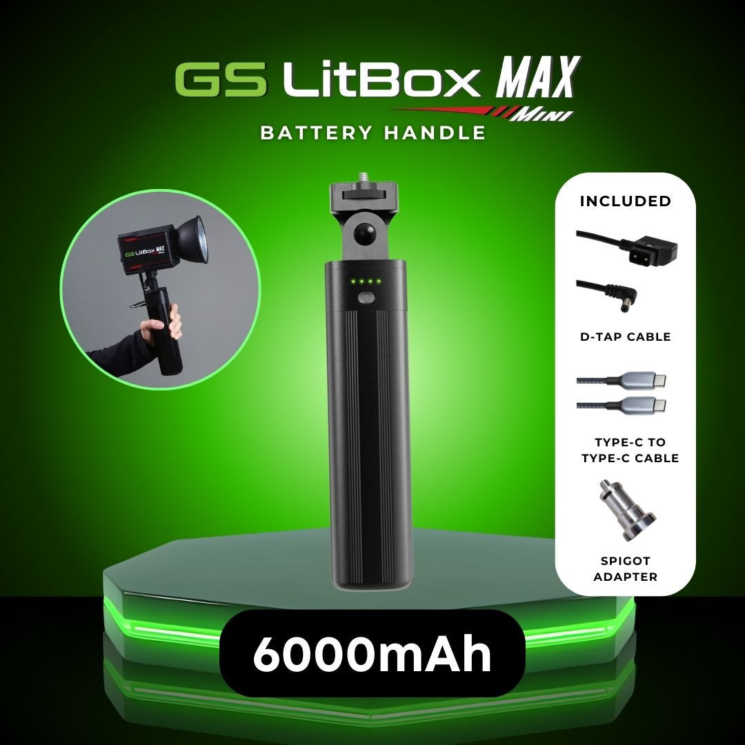 GS LitBox Max Mini 120w Mini COB LED Studio Light for Live Stream and Content Creation