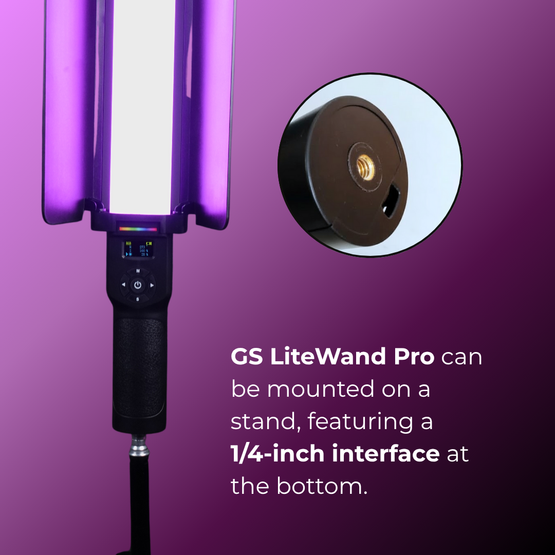 GS LiteWand Pro RGB High Power 30w Tube Light Light Wand Light Stick for Photo Video
