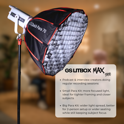 Podcast/Interview Lighting Packages (Business Kit)